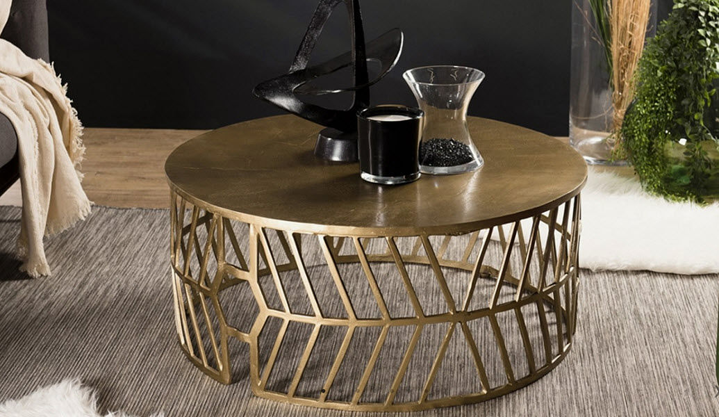HOMIFAB Table basse ronde Tables basses Tables & divers  | 