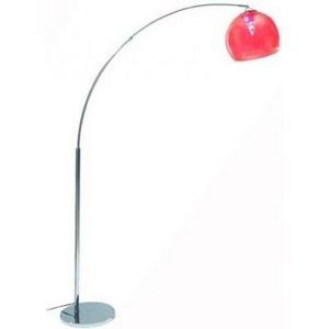 International Design - lampadaire design arc - couleur - rouge - Lampadaire