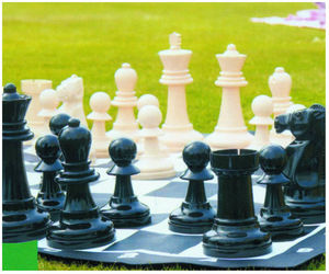 Traditional Garden Games - jeu d'échecs de jardin géant 89x89cm - Jeu De Société