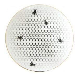 RORY DOBNER - bees all over plate - Assiette Plate