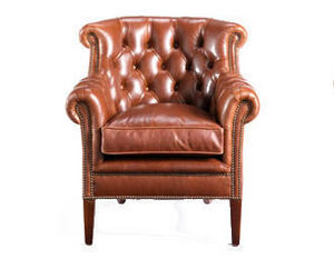 Leather Studio -  - Fauteuil Chesterfield