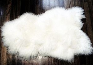 LA CABANE DE L'OURS - peau de mouton des monts tatras blanc - Peau De Mouton