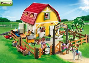 PLAYMOBIL - ranch avec poneys - Animaux De La Ferme (jouets)