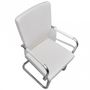 Chaise-WHITE LABEL-6 chaises de salle à manger blanches