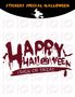 Sticker-WHITE LABEL-Sticker Happy Halloween