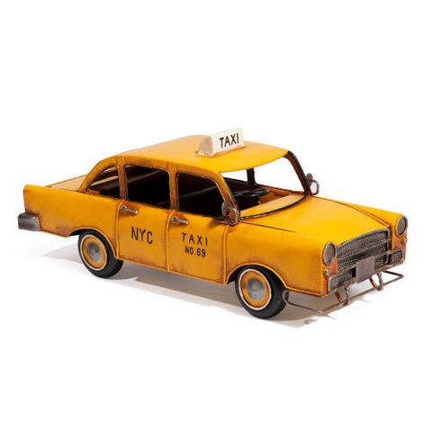 MAISONS DU MONDE - Maquette de voiture-MAISONS DU MONDE-Taxi jaune