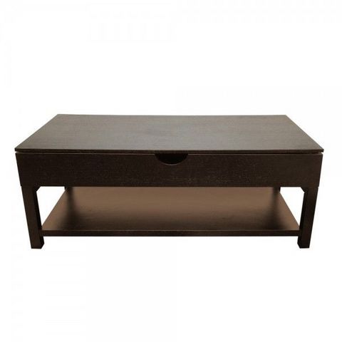 WHITE LABEL - Table basse rectangulaire-WHITE LABEL-Table basse relevable Doha