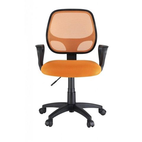 WHITE LABEL - Fauteuil de bureau-WHITE LABEL-Chaise fauteuil de bureau orange