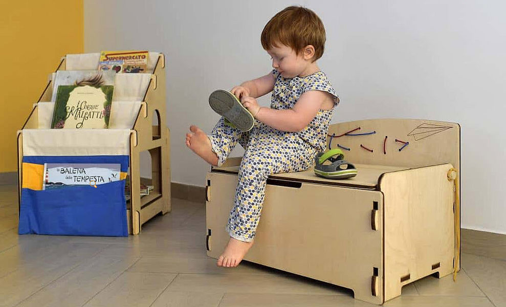 NINI DESIGN Toy chest Storage (Children) Children's corner  | 