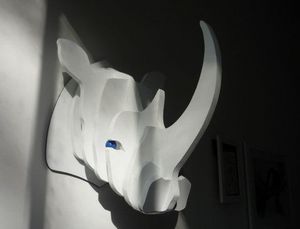 SYLVIE DELORME - rhinocéroce - Animal Sculpture