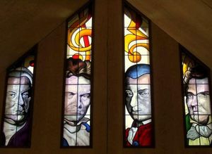 IN VITRAUX - compositeurs - Stained Glass