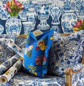 NICOLETTE MAYER COLLECTION -  royal delft - Furniture Fabric