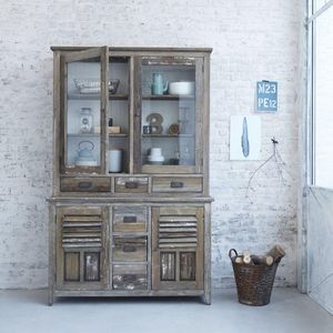 BOIS DESSUS BOIS DESSOUS - vaisselier en bois de pin recyclé 140 vintage - China Cabinet