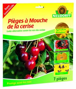 CK ESPACES VERTS - piège à mouches du cerisier - 7 pièces - Fungicide Insecticide