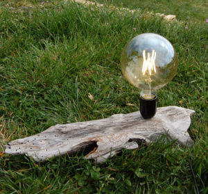 Plaisirs d'Interieur - lampe bois flotté - Table Lamp