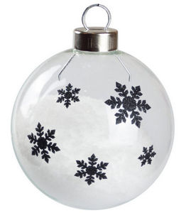 Dzd Blyco - snowflake silhouette - Christmas Bauble