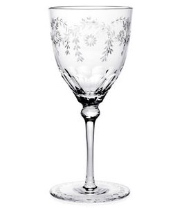William Yeoward Crystal - elizabeth - Decorated Wine Glass