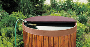 Ideanature - recuperateur eau de pluie 420 - Water Barrel