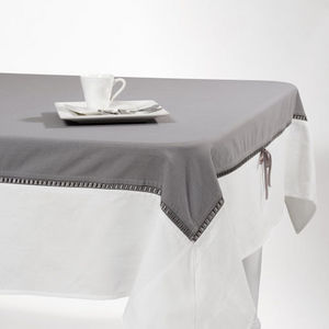 MAISONS DU MONDE - nappe noeud centre gris - Rectangular Tablecloth