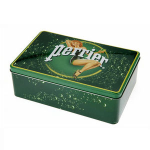WHITE LABEL - boîte à sucres collection perrier - Biscuit Tin