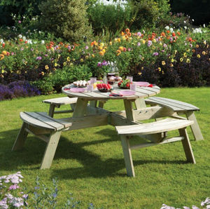 ROWLINSON - round picnic - Picnic Table