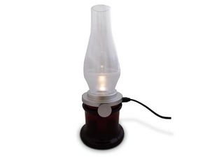 WHITE LABEL - lampe insolite, contrôlée par le souffle lumineux  - Table Lamp