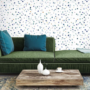 ISIDORE LEROY - terrazzo l bleu - Wallpaper