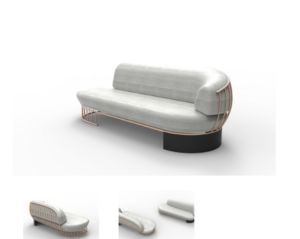 DESINVOLTE DESIGN - sherry - 3 Seater Sofa