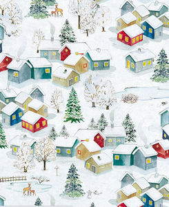 Tassotti - paesaggio d'inverno - Gift Wrapping Paper