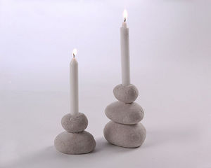 ALKAMIE.biz - stone candleholder - Candlestick