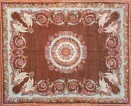 Armand Deroyan - tapis d'aubusson au point de la savonnerie - Aubusson Carpet