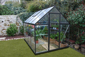 Chalet & Jardin - serre victorienne polycarbonate et alu 4,65m² - Greenhouse