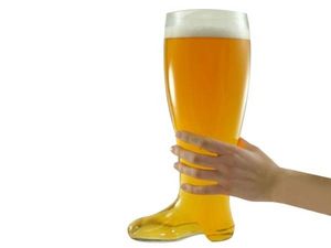 WHITE LABEL - chope verre bière design botte xxl 800 ml shooter  - Beer Mug