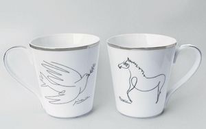 MARC DE LADOUCETTE PARIS - le cheval & la colombe - Mug