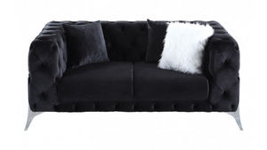 mobilier moss - sivas noir - 2 Seater Sofa