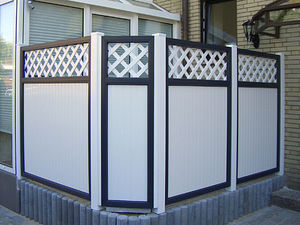 Beckers -  - Fence With An Openwork Design
