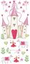 Children's decorative sticker-RoomMates-Stickers repositionnables château de princesse 21 
