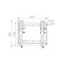TV wall mount-WHITE LABEL-Support mural TV inclinable max 37