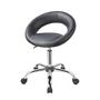Rolling stool-WHITE LABEL-Tabouret à roulette chaise bureau noir
