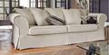 Sofa-bed-Home Spirit-Canapé lit convertible HARRY tweed blanc Matelas B