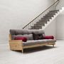 3-seater Sofa-WHITE LABEL-Canapé 3/4 places convertible INDIE style scandina