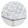 Spring mattress-WHITE LABEL-Matelas MEKY MERINOS longueur couchage 190cm épais