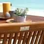 Outdoor dining room-BOIS DESSUS BOIS DESSOUS-Salon de jardin en bois de teck huilé BALI 6/8 pla