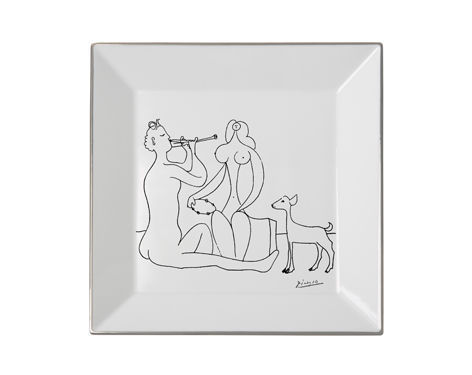 MARC DE LADOUCETTE PARIS - Pin tray-MARC DE LADOUCETTE PARIS-Picasso Faune assis jouant de la diaule 1946