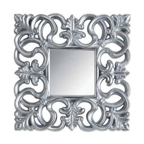 MAISONS DU MONDE - Mirror-MAISONS DU MONDE-Miroir Rivoli carré silver