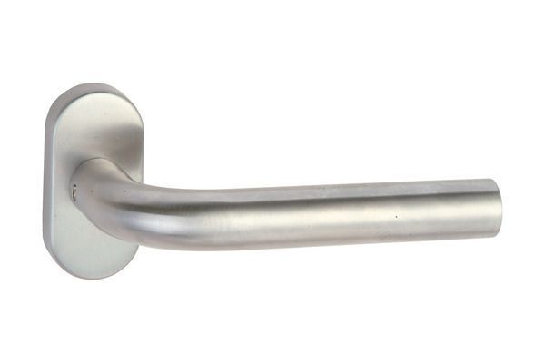 DESIGN MAT - Lever handle-DESIGN MAT-Poignée de porte sur rosaces ovales