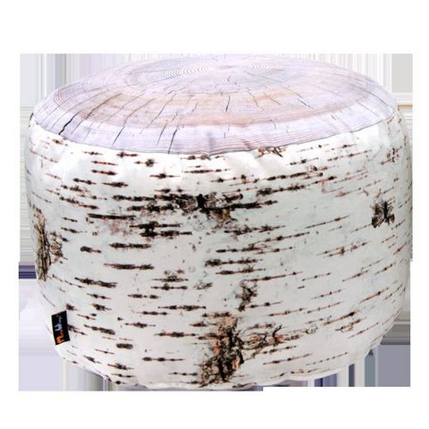 MEROWINGS - Floor cushion-MEROWINGS-Birch Stump Indoor Pouf