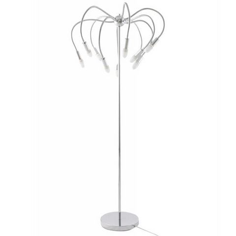 WHITE LABEL - Floor lamp-WHITE LABEL-Lampe de sol design Palmier