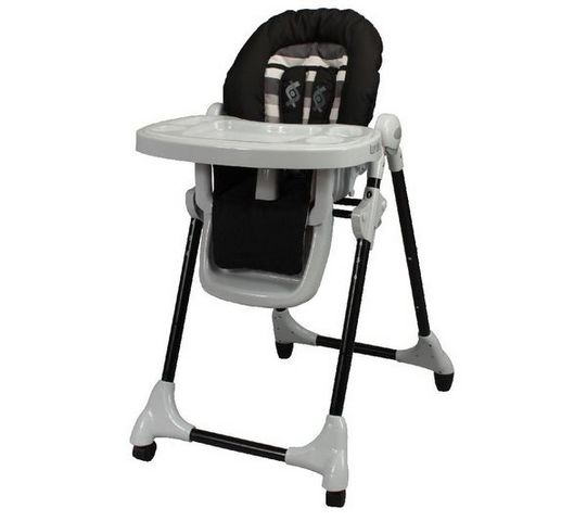 LOOPING - Baby high chair-LOOPING-Chaise haute tlescopique Black Lines