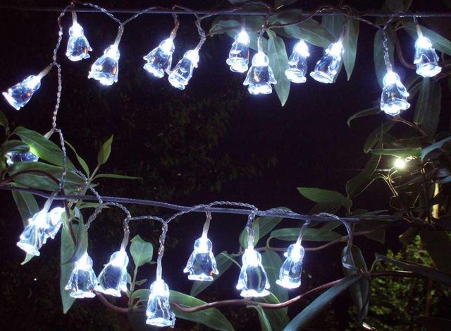FEERIE SOLAIRE - Lighting garland-FEERIE SOLAIRE-Guirlande solaire 20 leds blanches pingouins 3m80